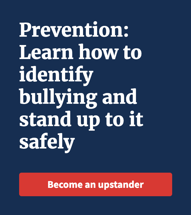 Stop-Bullying Prevention: learn How to identify bullying and stand up to it safely!