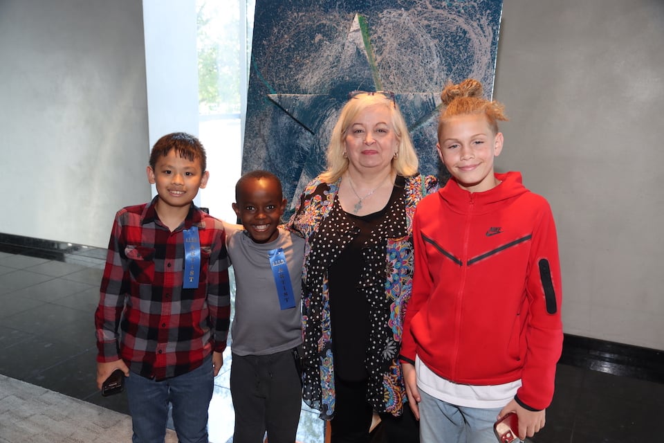 Students display artwork at AT&T Stadium