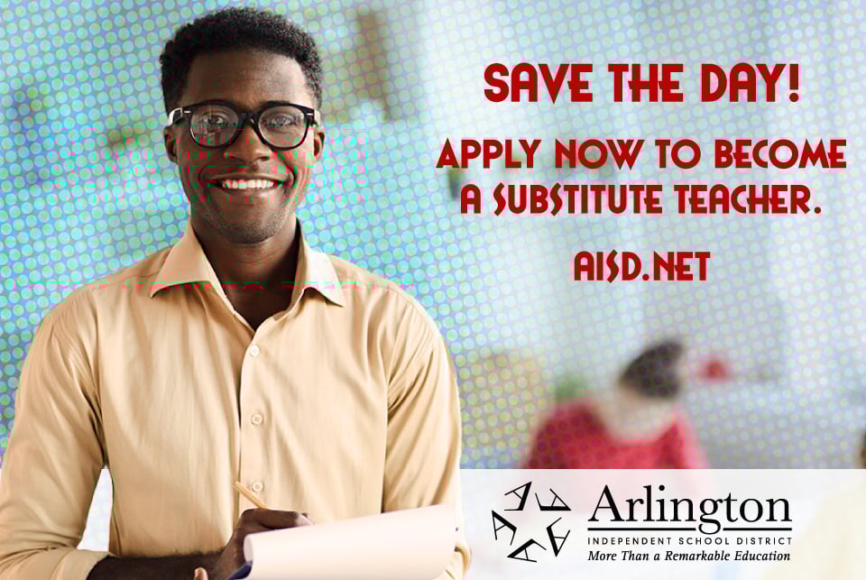Substitutes Continue To Play A Vital Role In The District Arlington Isd
