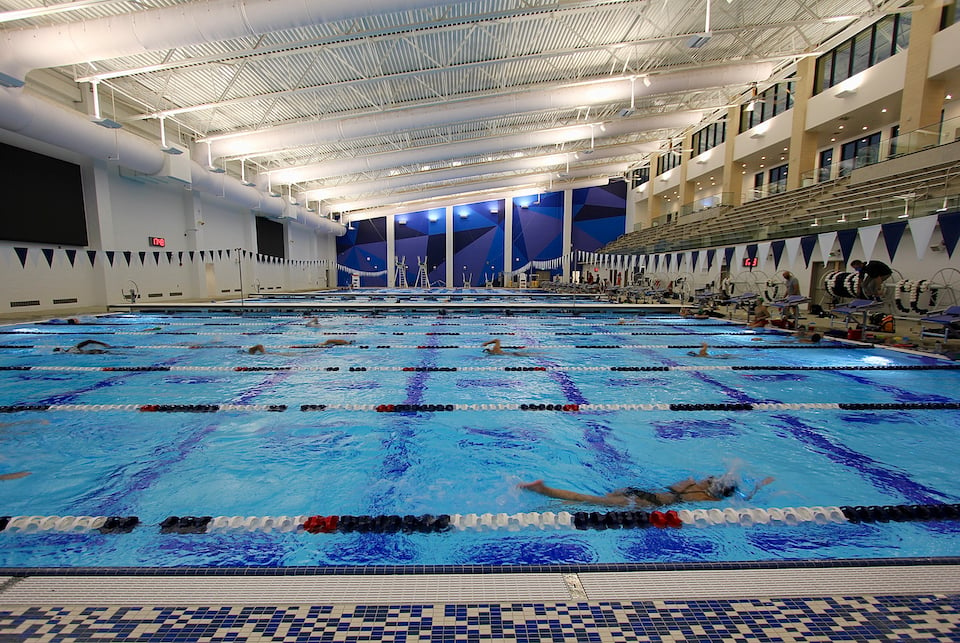 New natatorium open for swim practice