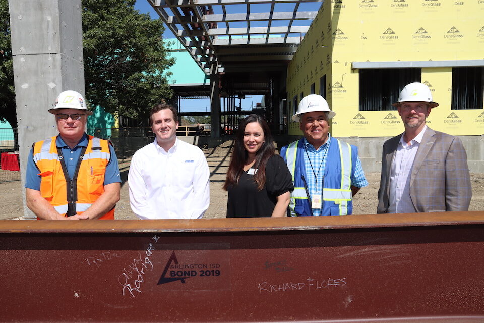 Thornton topping out Thornton topping out
