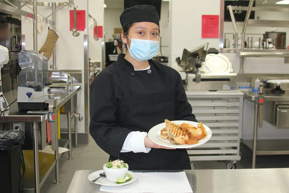 Valentines-meal-blog CTC students share Valentines Day menu - Cuban, pozole and brownies