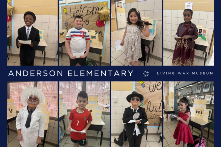 Anderson Elementary students bring ‘icons’ to life in Living Wax Museum