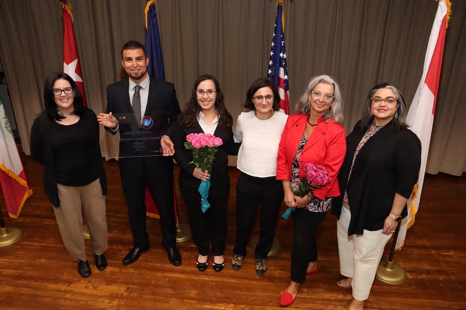 Wimbish World Language Academy receives the LabelFrancÉducation title