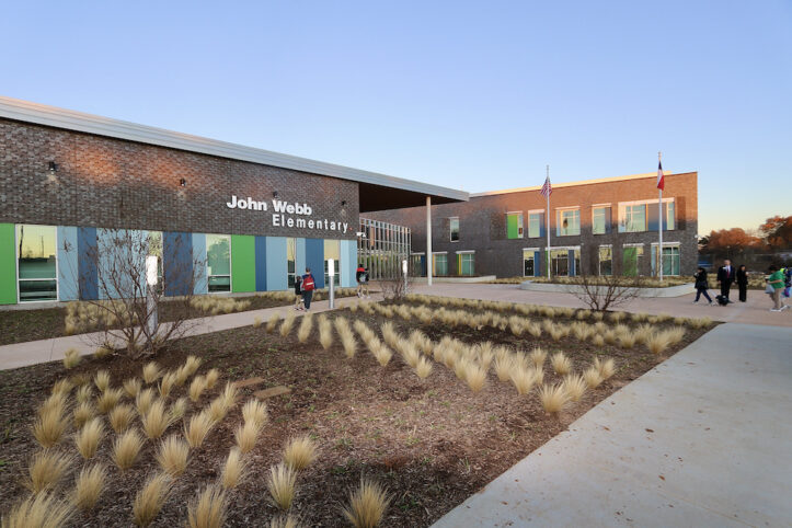 dedication for new Webb Elementary