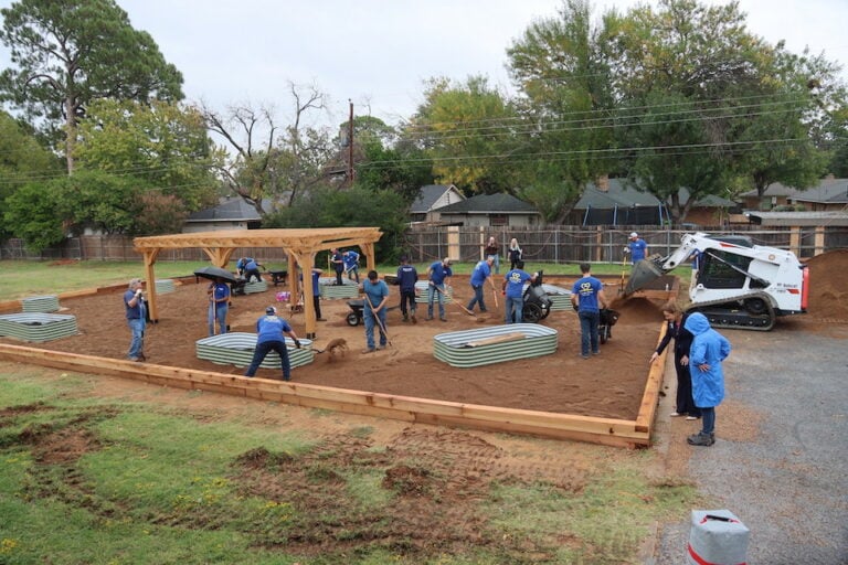 Wimbish garden garden - learning garden at Wimbish World Language Academy