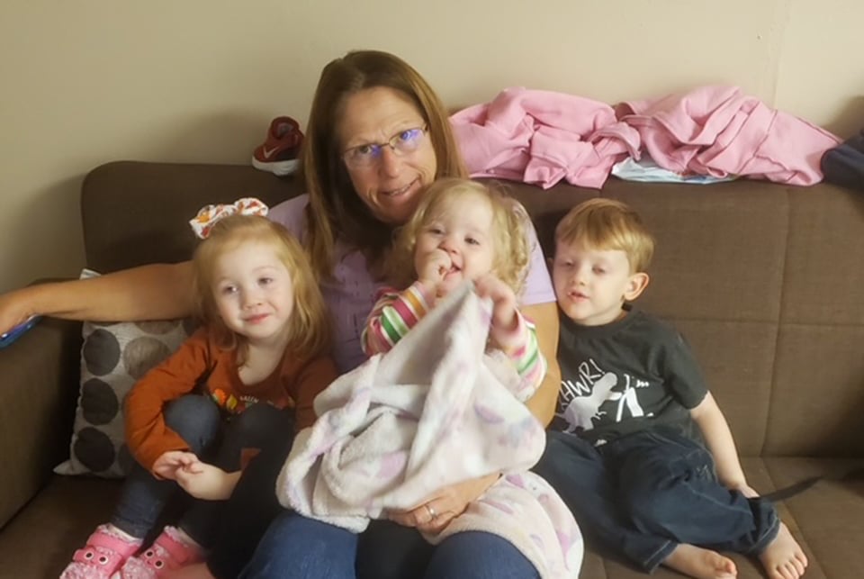adopt - Farrell Elementary teacher with three adult children adopts three toddlers
