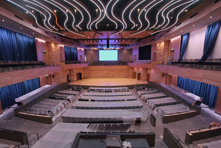 Concert hall in the Arlington ISD Center for Visual and Performing Arts