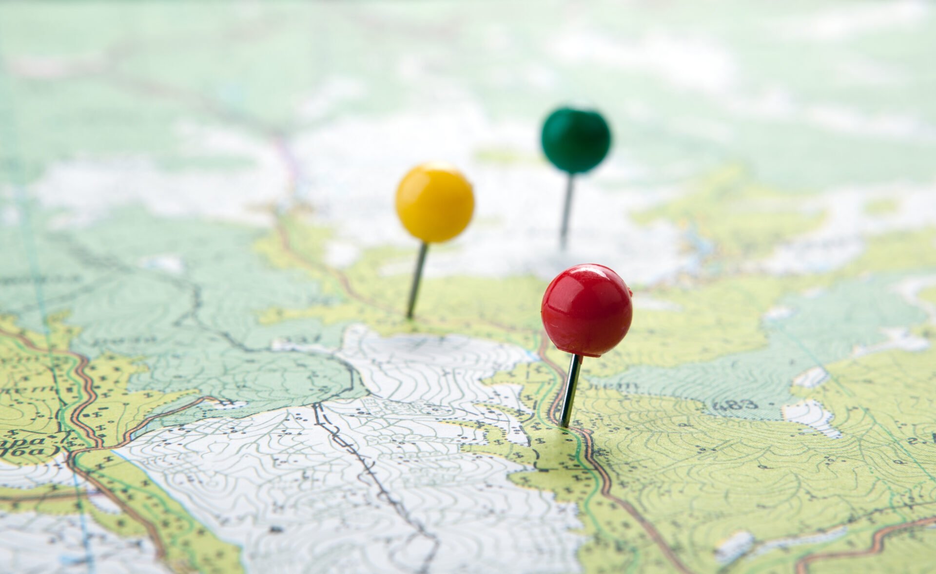 Pins on a Map