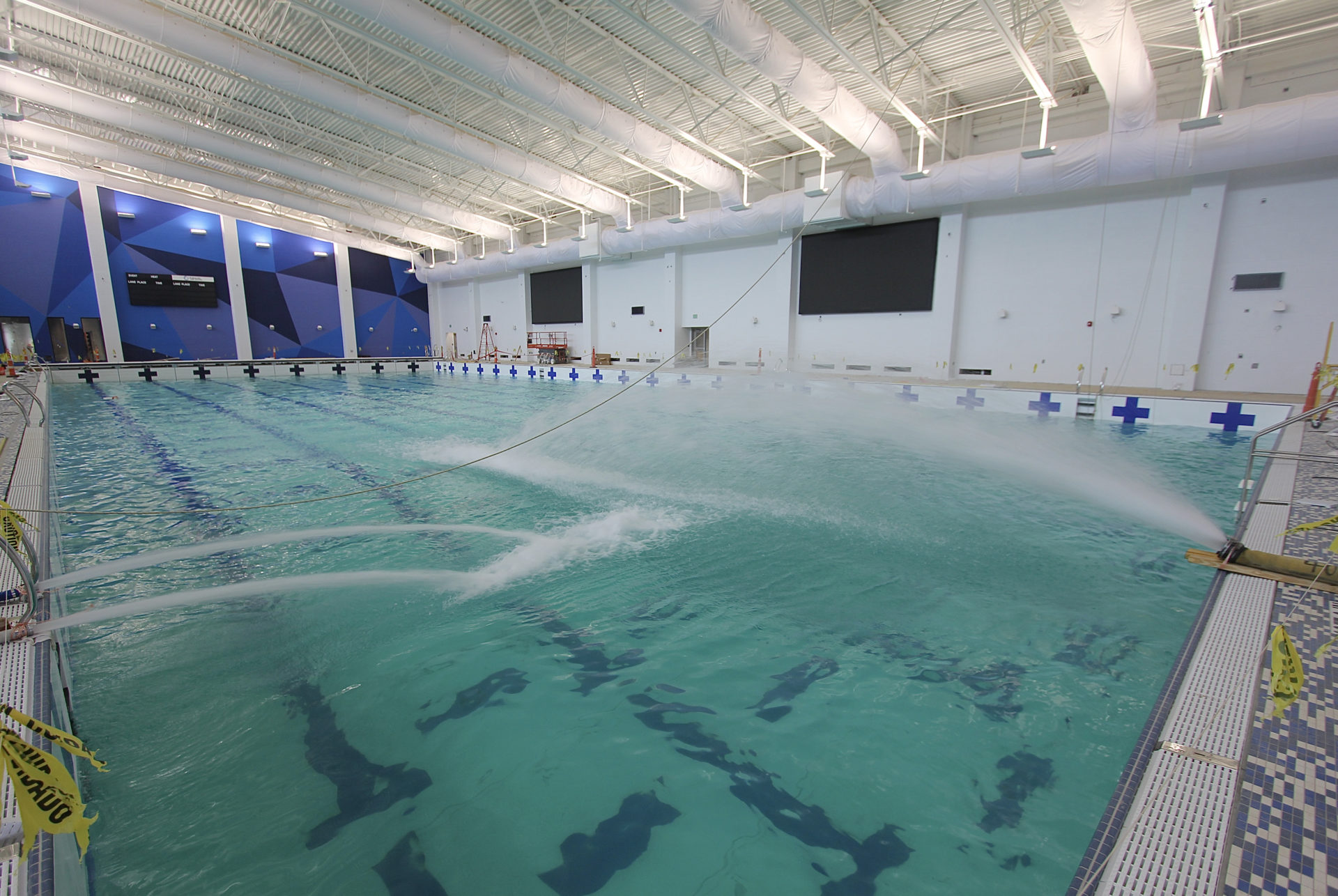 New pools fills with water