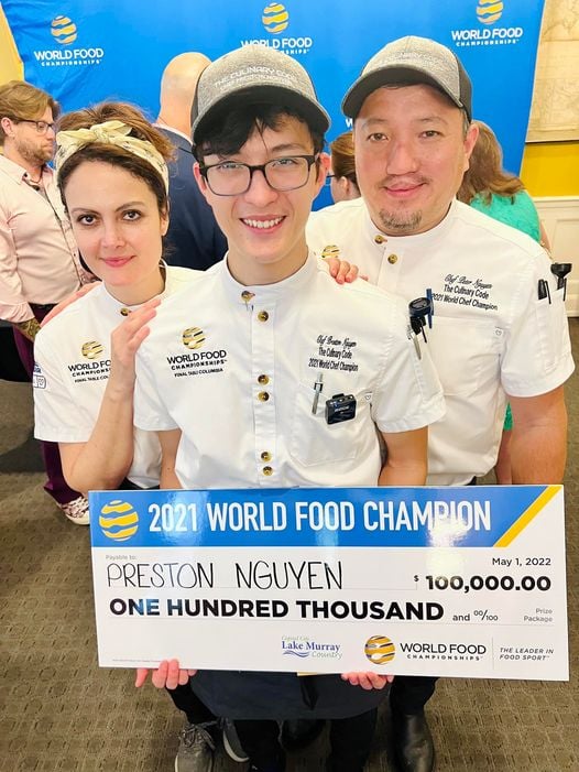 Preston Nguyen, Martin grad and World Food Competition champion