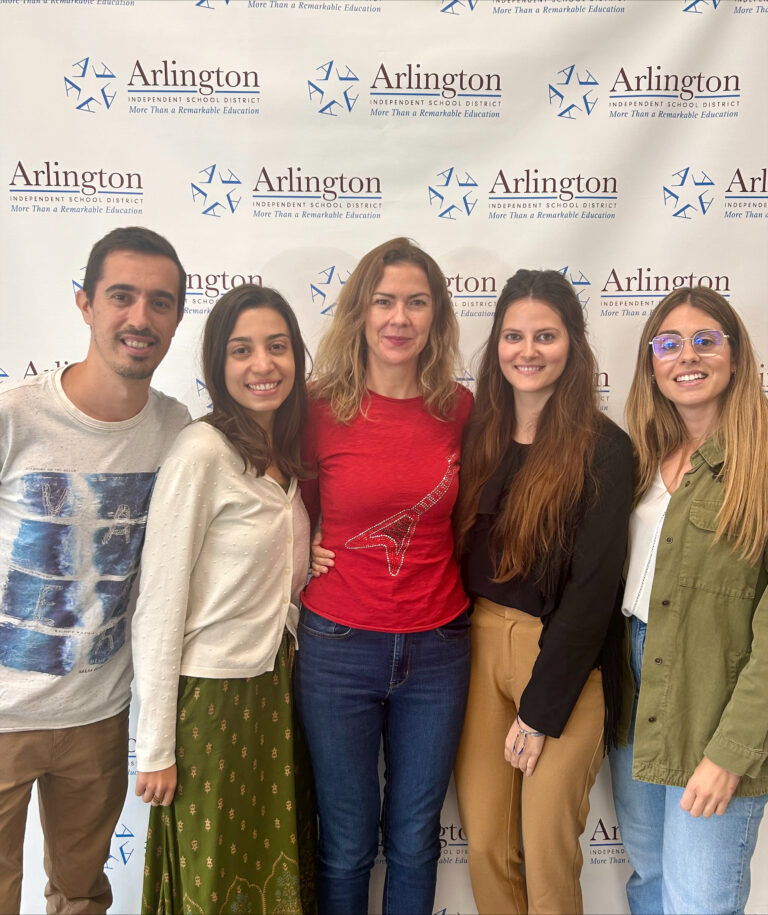 the five visiting teachers from Spain