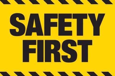 Reducing injuries is priority number one Safety first