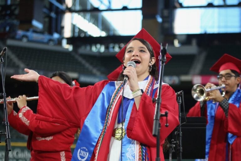 Graduates from Sam Houston High School
