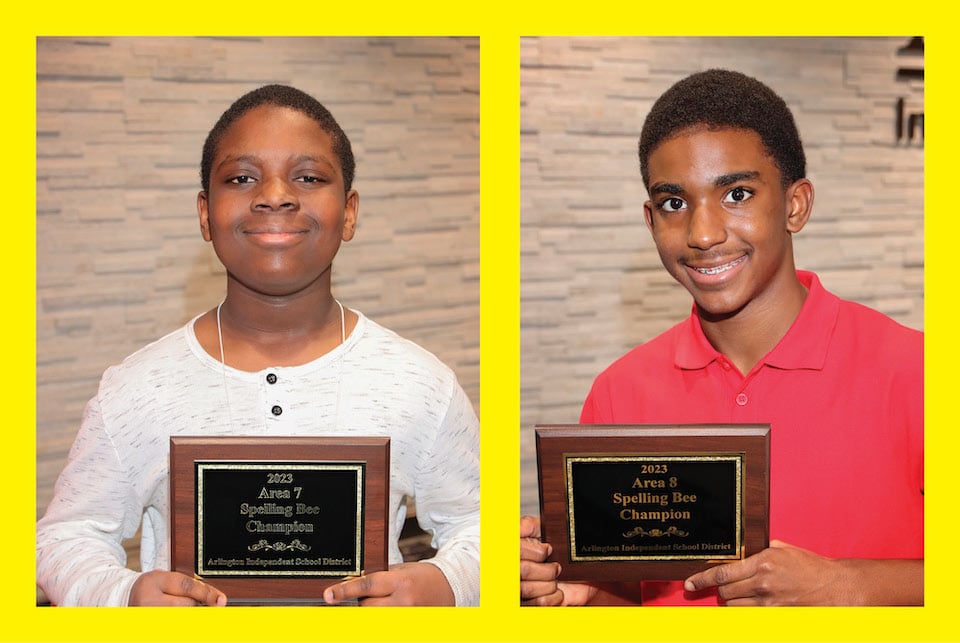 Spelling bee champs