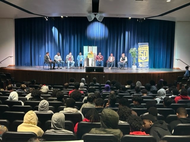 summit - male leadership summit at Lamar High School