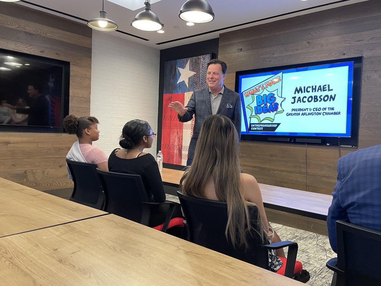 big idea contestants meet business leaders